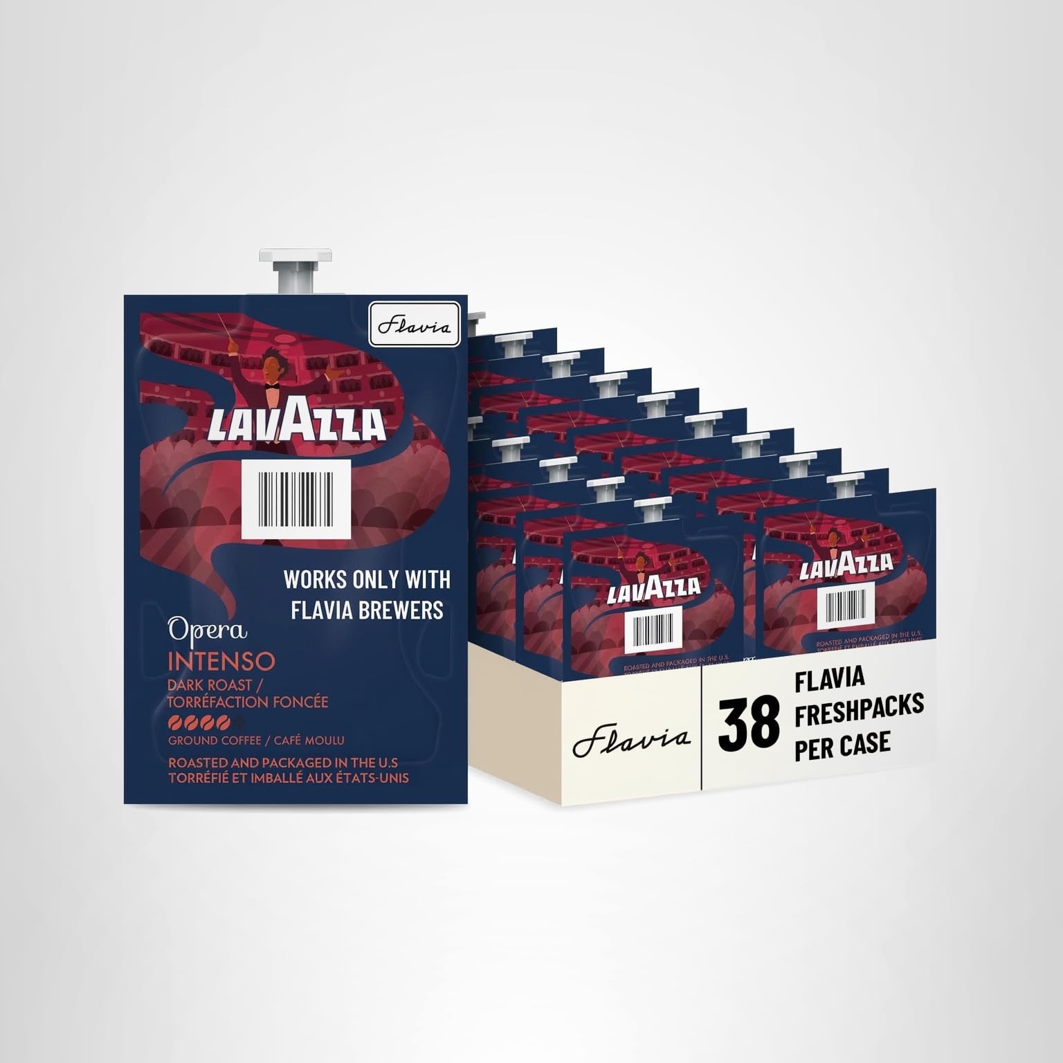 Amazon.com: Flavia Lavazza Opera Intenso Coffee Freshpacks works